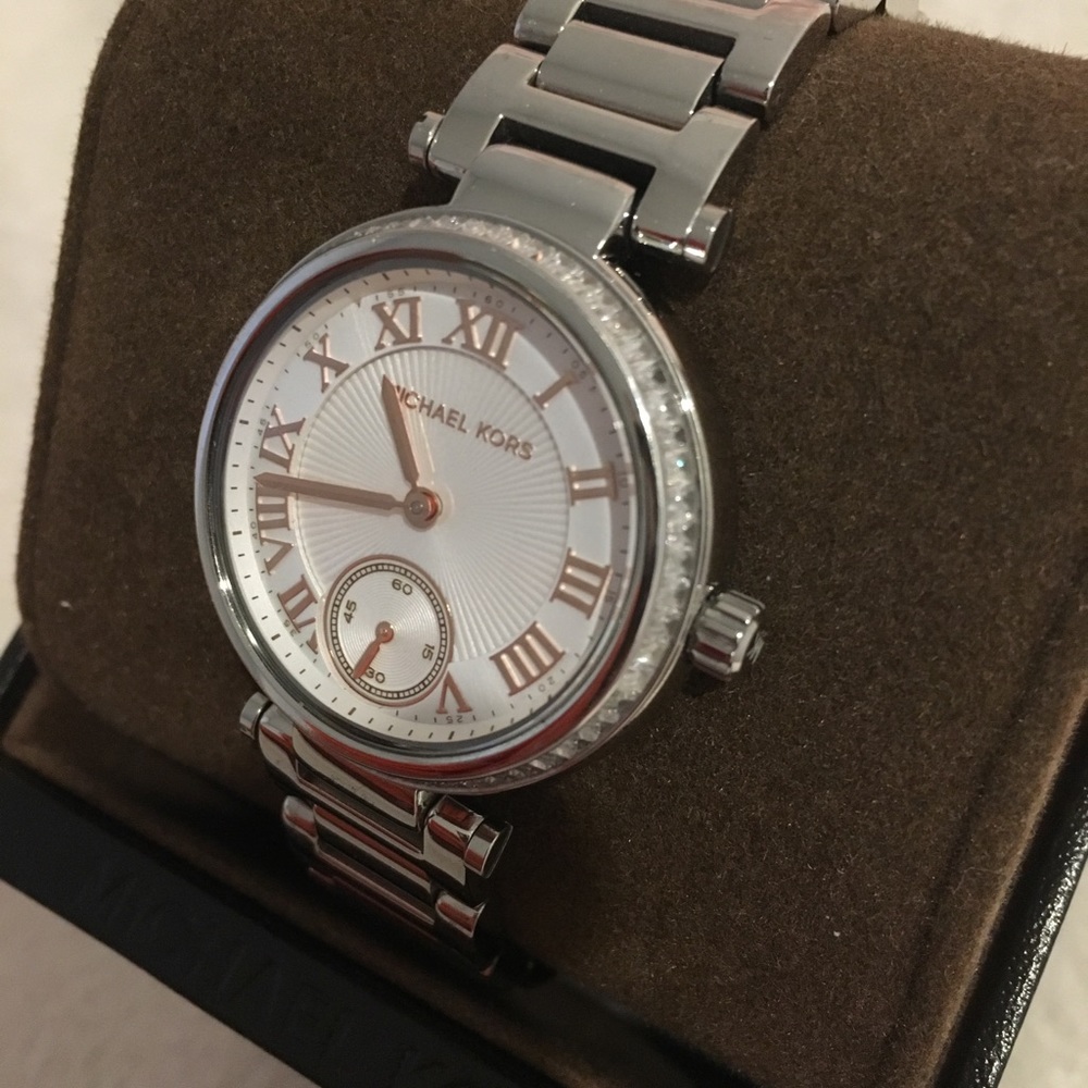 Silver Micheal Kors Watch